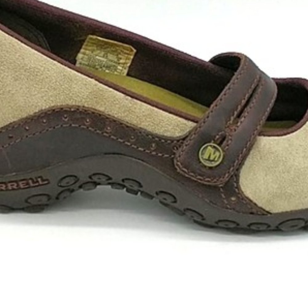 Merrell Plaza "Bandeau" Suede Mary Jane Hiking Shoes - Picture 8 of 16